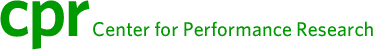 Center for Performance Research logo